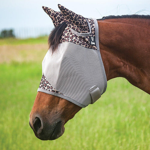 Cashel Crusader Fly Mask with Ears for Horses, Durable Micromesh UV Protection