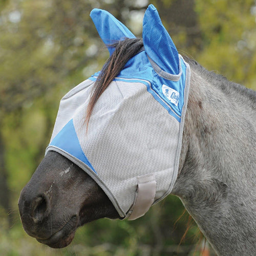Cashel Crusader Fly Mask with Ears for Horses, Durable Micromesh UV Protection