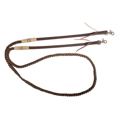 Cashel Flat Braid Leather Rein