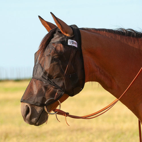 Cashel Quiet Ride Fly Mask with Long Nose