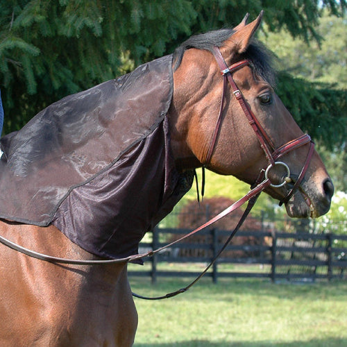 Cashel Quiet Ride Hood for Horses, Lightweight Fly Protection Hood