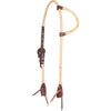 Cashel Rawhide Braided Leather Slip Ear Headstall