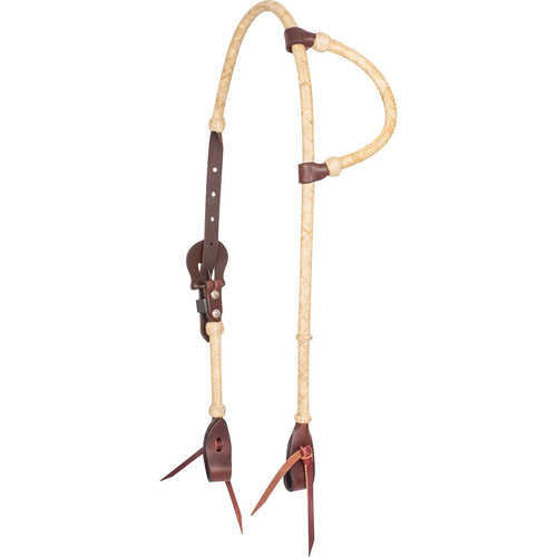 Cashel Rawhide Braided Leather Slip Ear Headstall