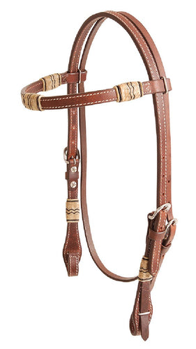 Cashel Rawhide Inlay Browband Headstall