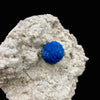 Cavansite Deep Blue on Heulandite Matrix Natural Mineral Specimen # DK183