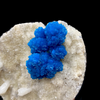 Rare Indian Cavansite Crystal Cluster with Stilbite on Heulandite Matrix – Pune, India DK171