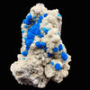 Massive Electric Blue Cavansite on Heulandite – Rare Indian Zeolite Collector Specimen (7 Inch, 4.5 LB) DK93