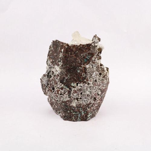 Cavansite on Heulandite (Rare Find) Free Standing Natural Mineral Specimen # B 6304