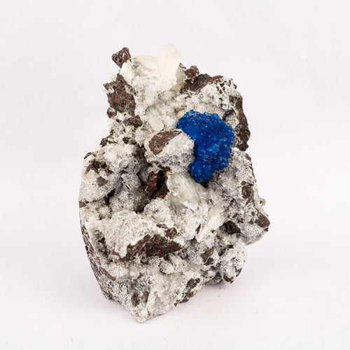 Cavansite on Heulandite (Rare Find) Free Standing Natural Mineral Specimen # B 6304
