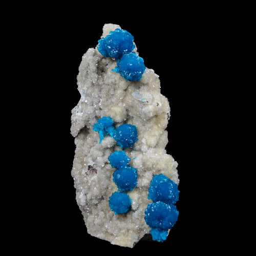 Cavansite on Heulandite (Rare Find) Natural Mineral Specimen USA # B 6922