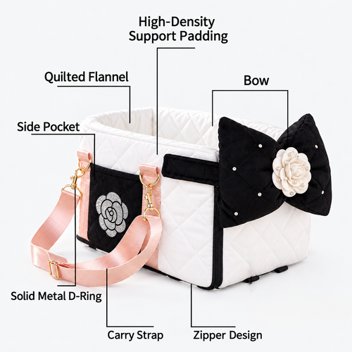 2-in-1 Pet Car Seat & Carrier