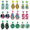 3d Printing Plant Flowers And Animals Doodle Earrings