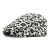 Personalized Ethnic Style Floral Beret Women's British Retro Corduroy