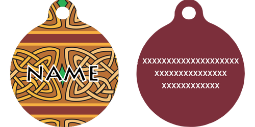 Celtic HD Dog ID Tag