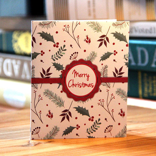 3D Christmas Pop-up Greeting Card Deer Cart