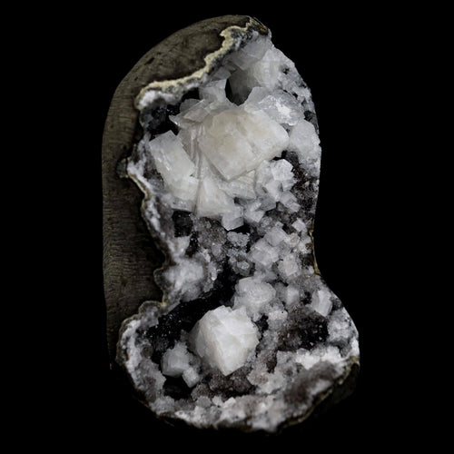 Chabazite Pesudeo Crystals inside Chalcedony Vug Natural Mineral Specimen  # B 4661