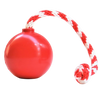 USA-K9 Cherry Bomb Durable Rubber Chew Toy, Treat Dispenser, Reward Toy, Tug Toy, and Retrieving Toy