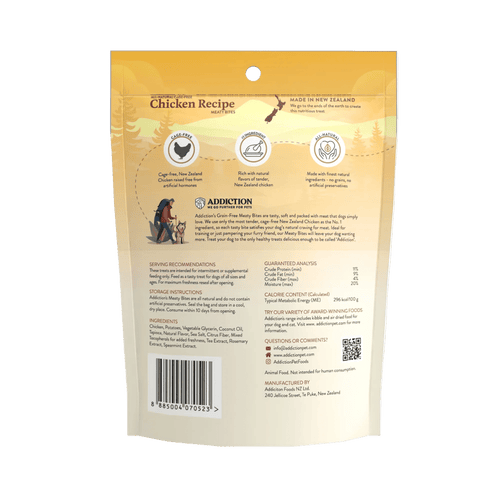 Chicken Meaty Bites - Hypoallergenic Dog Treats
