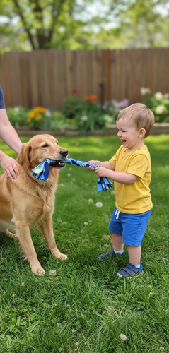 Medium Fleece Pull Toy - for medium size dogs