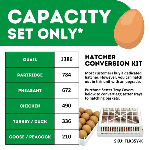HB500 S - Automatic Setter Egg Incubator