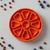 Citrus Softie eTray Shallow Slow Feeder Dog Bowl |  USA Made