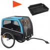 Dog Bike Trailer, Pet Cart Bicycle Carrier with 20 Air Tires, Quick-Release Wheels, Reflectors, Flag