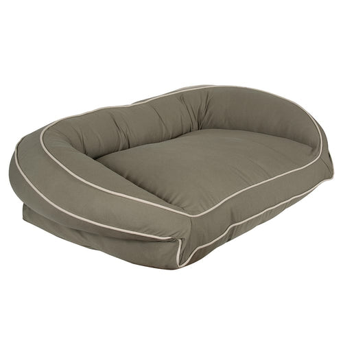 Classic Canvas Bolster Dog Bed