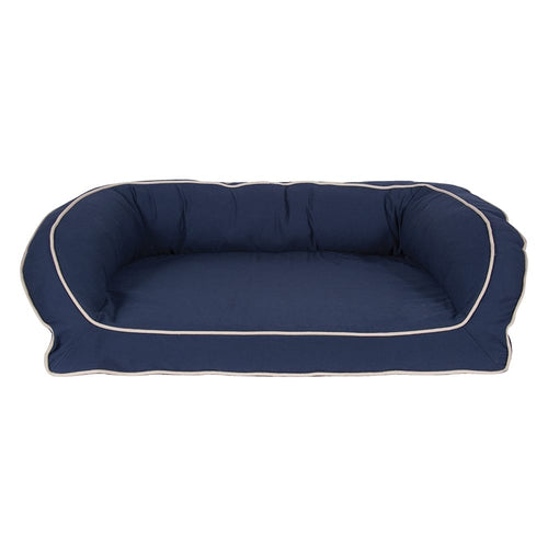 Classic Canvas Bolster Dog Bed