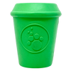 Coffee Cup eDispener Durable Rubber Chew Toy and Treat Dispenser
