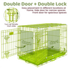 30 Collapsible Green Dog Crate GRN30