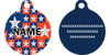 Colonial Stars HD Dog ID Tag