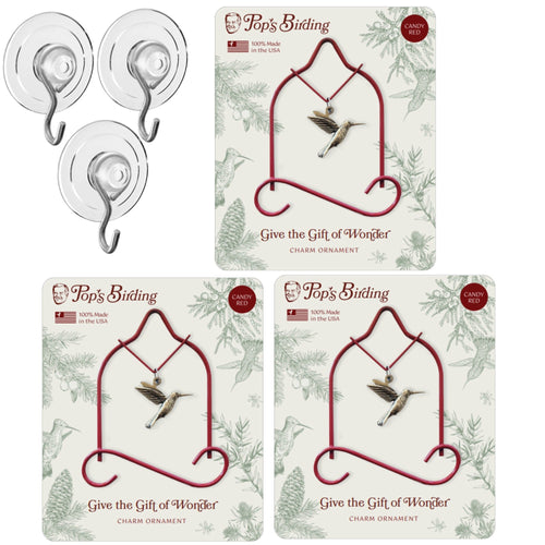 Charm Ornament, Wonder Red