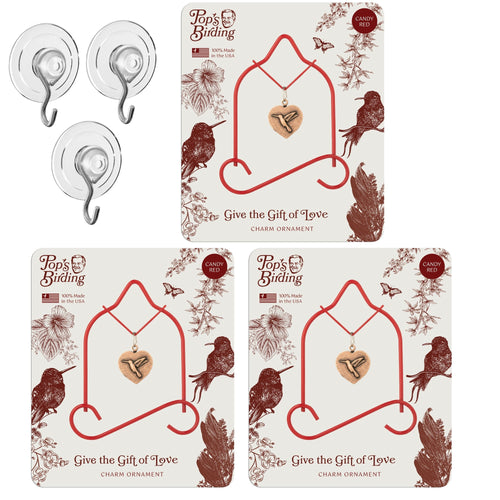 Charm Ornament, Love Red