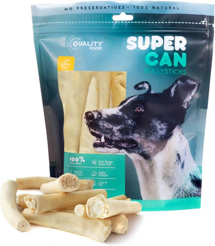 12 Cow Tails for Dogs (10 pcs)
