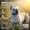 12 Cow Tails for Dogs (10 pcs)