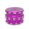 New Metal Sound Pattern Polygonal Aluminum Alloy 4-layer Smoke Grinder