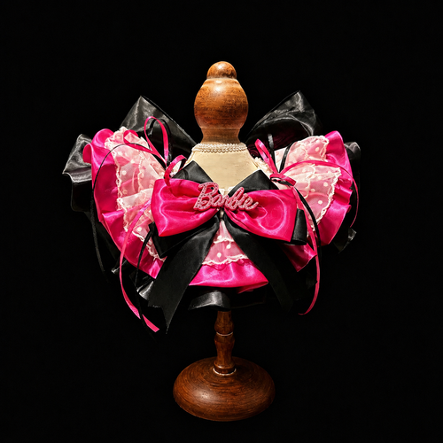 Babi Satin Lace Pet Bib Collar