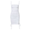 Women's Satin Sling Strap One-step Skirt Dress