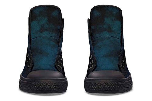 Printed Couple High-top Canvas Shoes