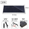 Outdoor Charging Polysilicon Battery Dual USB Interface Solar Panel