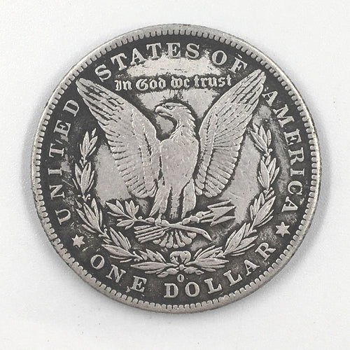 Deep Relief American Insect Skull Silver Dollar