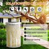 Solar Wrought Iron Hollow Lantern European Style