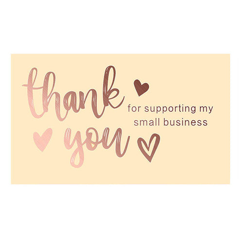 English Holiday Thank You Simple And DIY Creative Greeting Card