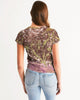 BEAUTIFUL PURPLE GITTER DESIGN CREATED BY FLIPSTYLEZ Women's All-Over Print Tee