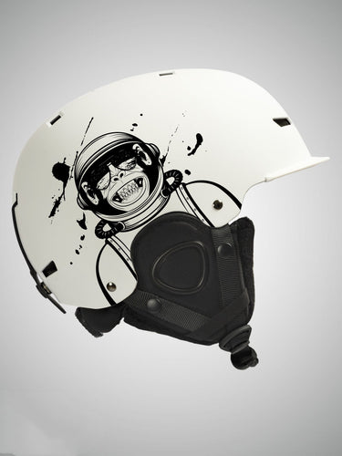 Adult Single And Double Board Snow Goggles Integrated Crash Helmet