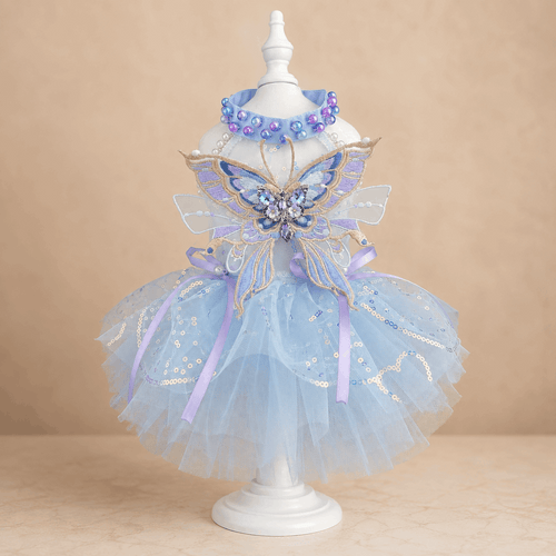 Butterfly Tulle Pet Dress for Dogs and Cats