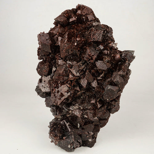 Dark Chocolate Marshy Apophyllite Free Standing dual Side Natural Mineral Specimen # B 6446