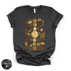 Fall Moon Phases Tee | Celestial Autumn Graphic T-Shirt