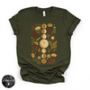 Fall Moon Phases Tee | Celestial Autumn Graphic T-Shirt
