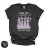 Girls Trip to Salem Tee | Witchy Travel Graphic T-Shirt {WHITE DESIGN}